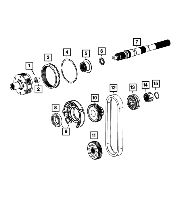 68161315AG - BW 44-47; Transfer Case: Input Gear for Mopar Image