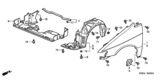Front Fenders for 2000 Honda Odyssey #0