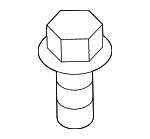 90171SMG010 - Body: Exhaust Heat Shield Bolt for Honda: Accord, CR-V Image