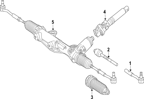 Steering Gear & Linkage for 2014 Mercedes-Benz C63 AMG #2