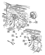 4860035AA - Clutch: Brake Pedal Bracket for Mopar Image