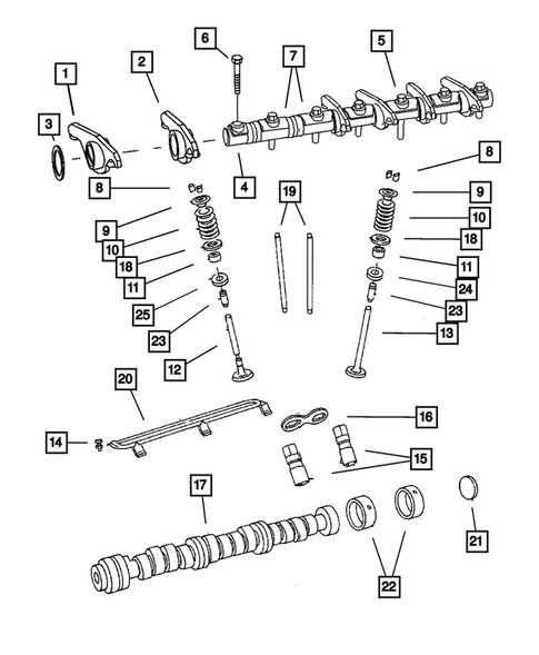Camshaft and Valve for 2008 Chrysler Town & Country #0