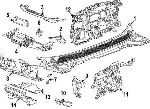 Cowl for 2025 Chevrolet Equinox EV #0