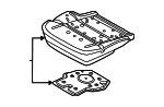 PC3Z1663223A - Body: Seat Cushion Pad for Ford Image