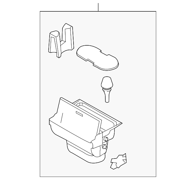 TEY0-64-39X - Cup Holder - 2012-2015 Mazda CX-9 | Mazda Swag