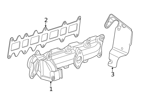 Exhaust Manifold for 2016 Ram ProMaster 3500 #0