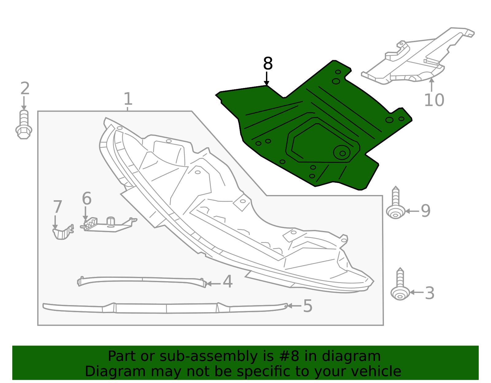 2015-2023 Dodge Under-Body Shield 68214816-AA | Mopar Parts Canada