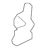 794102D000 - Body: Lower Hinge for Hyundai: Elantra Image