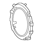 46581705002A17 - : Emblem Housing for Mercedes-Benz Image