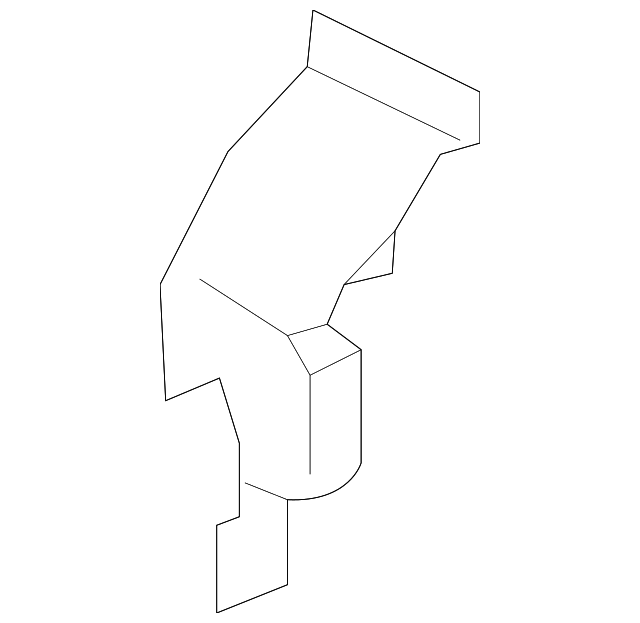 Radiator Support Tie Bar Bracket | EJ7Z-16054-A | Walls' Ford Parts
