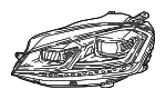 5GM941077 - Electrical: Headlamp Assembly for Volkswagen: Golf Alltrack, Golf R, Golf SportWagen Image