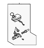 K52Y43400A - Body: Master Cylinder for Kia: Sedona Image