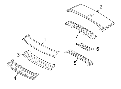 Roof & Components for 2022 Land Rover Range Rover Sport #0