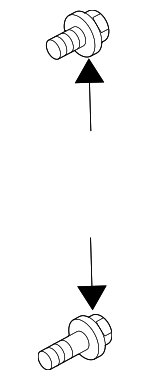 934030601208 - Body: Center Support Bolt for Honda: Accord, Accord Crosstour, CR-V, Crosstour, Fit, Odyssey, Pilot Image