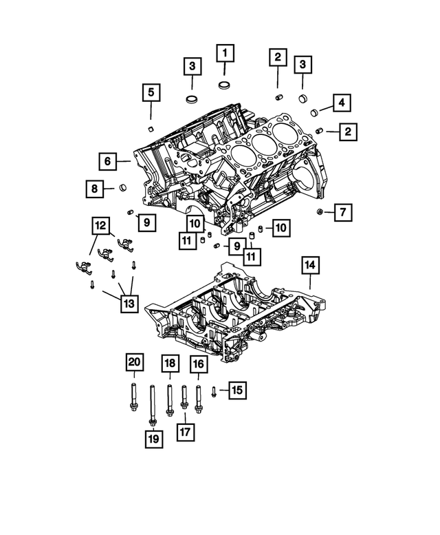 68220112AA - Engine: Cup Plug for Mopar Image