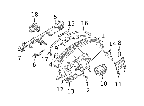 Instrument Panel for 2004 Nissan Maxima #0