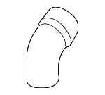 6C0145838A - Cooling System: Connector Hose for Volkswagen: Arteon, Golf, Golf Alltrack, Golf R, Golf SportWagen, GTI, Tiguan Image