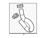 PX2715260 - Cooling System: By-Pass Hose for Mazda Image