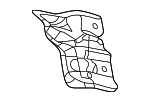 PXK71338X - Cooling System: Heat Shield for Mazda Image