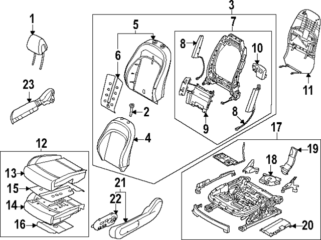 88100CU210JF9 - : Cushion Assembly for Hyundai Image