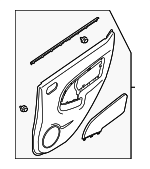 DR616852YA02 - : Door Trim Panel for Mazda: 2 Image