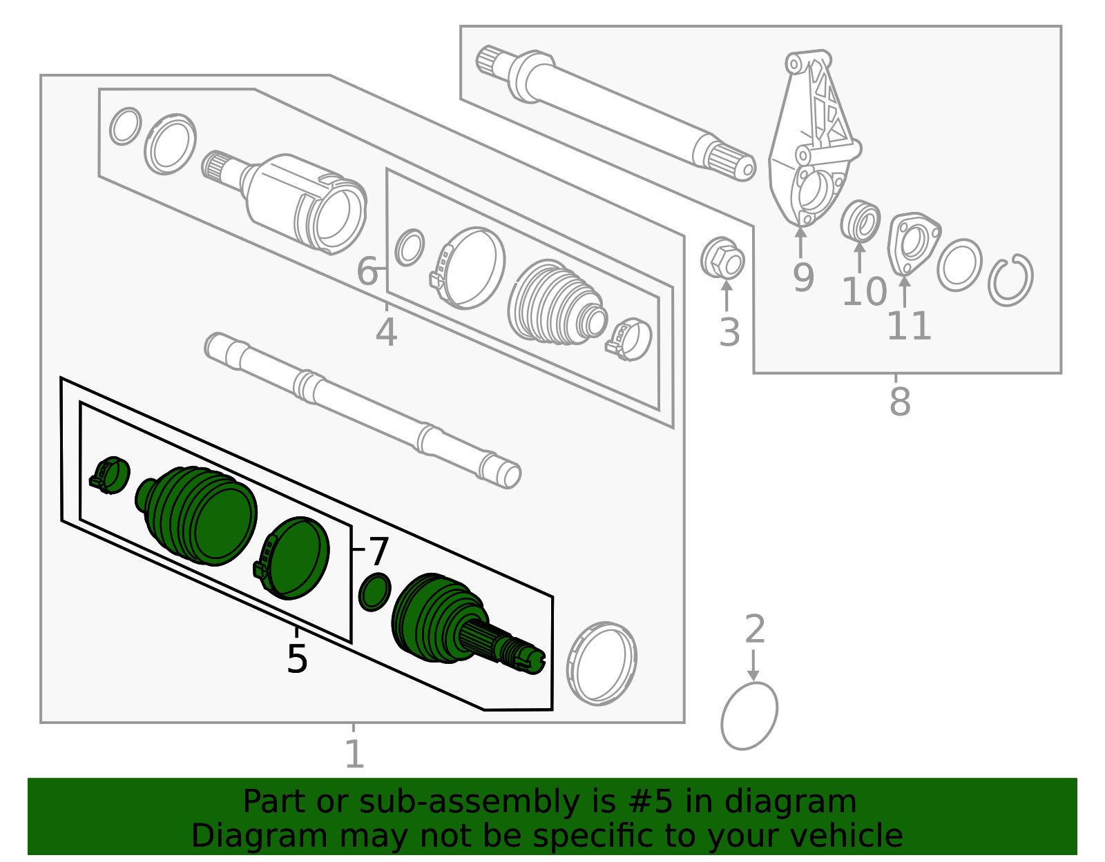 GM CV Joint Kit - Axle Shaft Repair Set - Part #95908459 | AutoNation Parts