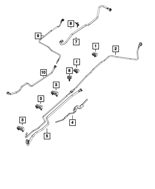 68143256AC - Fuel: Fuel Supply Tube for Mopar Image image