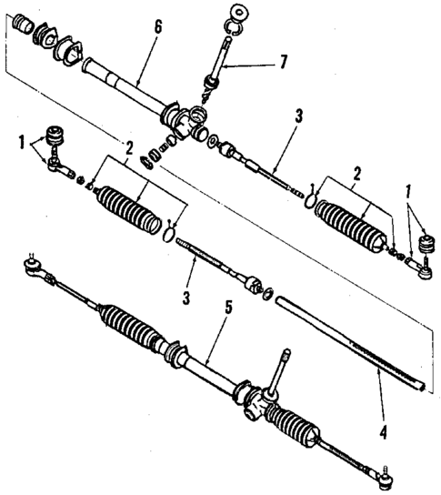 Steering Gear & Linkage for 1987 Chevrolet Spectrum #2