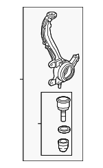 51210TA0020 - Suspension: Knuckle for Honda: Accord Image