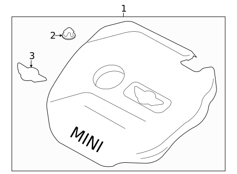 Engine Appearance Cover for 2019 Mini Cooper Countryman #0