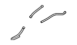 30746768 - Body: Lift-gate Washer Hose for Volvo Image