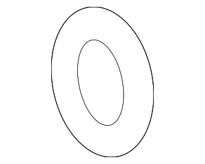 99970765340 - HVAC: Rear Suction Tube O-Ring for Porsche Image