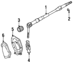 4521016180 - Steering: Column Shaft for Toyota Image