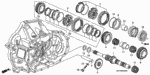 23210PZF010 - Transmission - Manual: MAINSHAFT for Honda Image