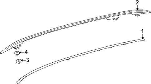 Exterior Trim - Roof for 2024 Mercedes-Benz EQB 350 #0