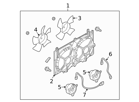Cooling Fan for 2008 Nissan 350Z #0