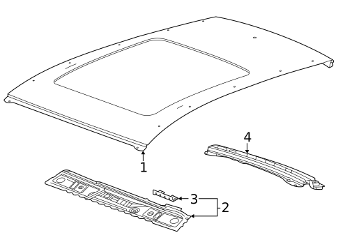 Roof & Components for 2021 Chevrolet Trailblazer #1