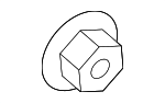 1327006001 - Body: Mirror Assembly Nut for Hyundai Image