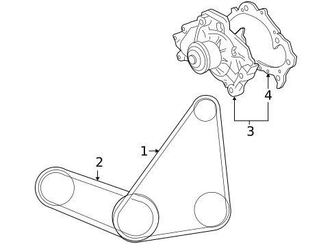 Belts & Pulleys for 2004 Toyota Sienna #0