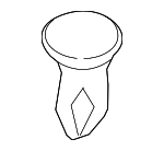 91501SL4003 - Body: Cowl Grille Clip for Honda: Civic, CR-V, CR-Z, Fit, Insight, Odyssey, Pilot, Ridgeline Image