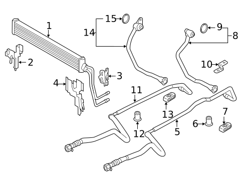 Trans Oil Cooler for 2016 BMW M5 #0