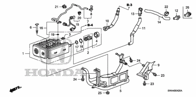 Canister (KA) (KC) for 2007 Honda CR-V #0