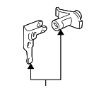 74861ST8A01 - Body: Cylinder &amp; Keys for Acura: Integra Image