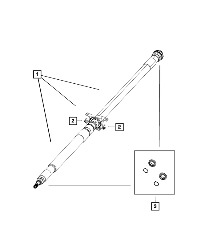 6511599AA - Differential and Drive Line: Bolt And Washer for Mopar Image