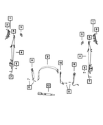 6036773AA - Restraints: Pan Head Screw for Mopar Image
