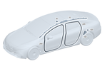2958601900 - Interior Trim/Exterior Detachable Parts: Window Airbag for Mercedes-Benz: EQE 350, EQE 350+, EQE 500, EQE AMG Image