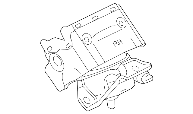 Driver Side Engine Mount 85579394 | OEM Parts Online