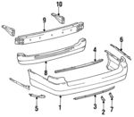 5207506010 - : Bumper Cover Retainer for Toyota Image