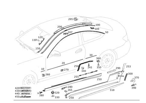 Exterior Detachable Parts for 2014 Mercedes-Benz C350 #0