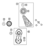 53011478AC - Cooling: Idler Pulley Bracket for Mopar Image